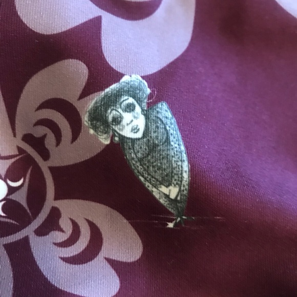 NWOT Nominou Jas the Hummingbird purple Athleisure Leggings size XS - Picture 4 of 7